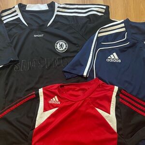 Kids size 12-14 set of Adidas shirts
